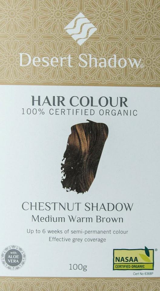 Hair Colour Chestnut Shadow The Natural Products Brands Directory
