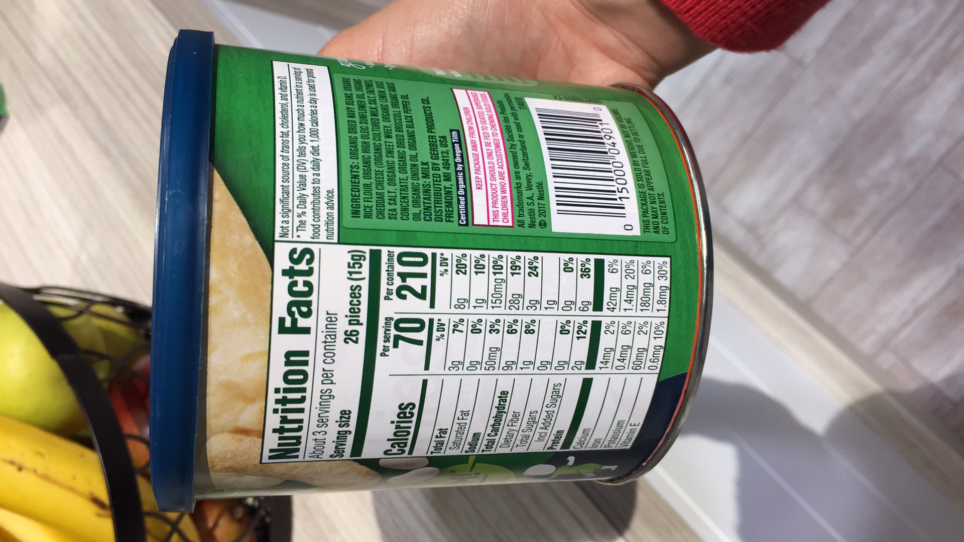 gerber organic lil crunchies