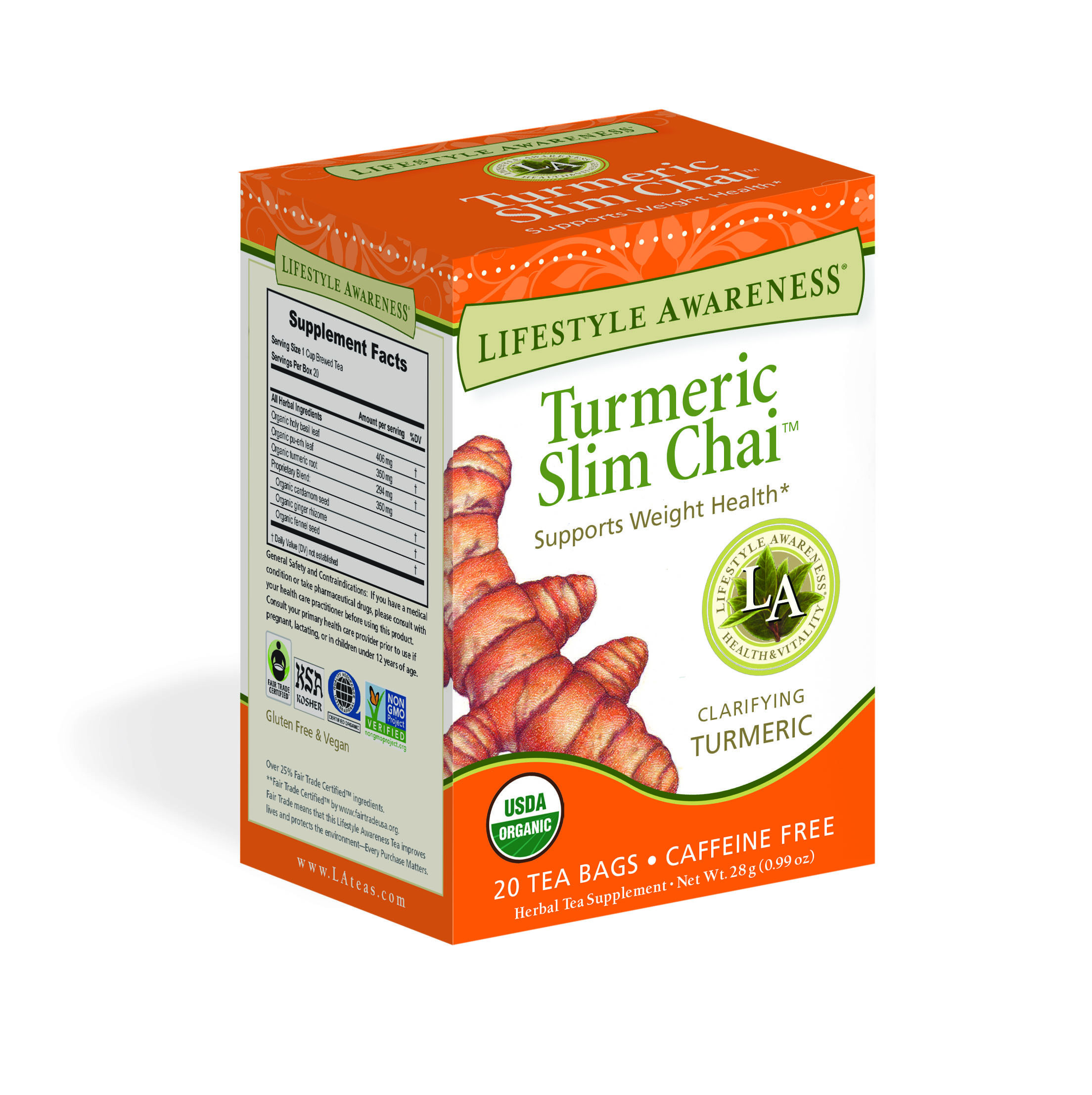 TURMERIC SLIM CHAI HERBAL TEA SUPPLEMENT The Natural Products Brands