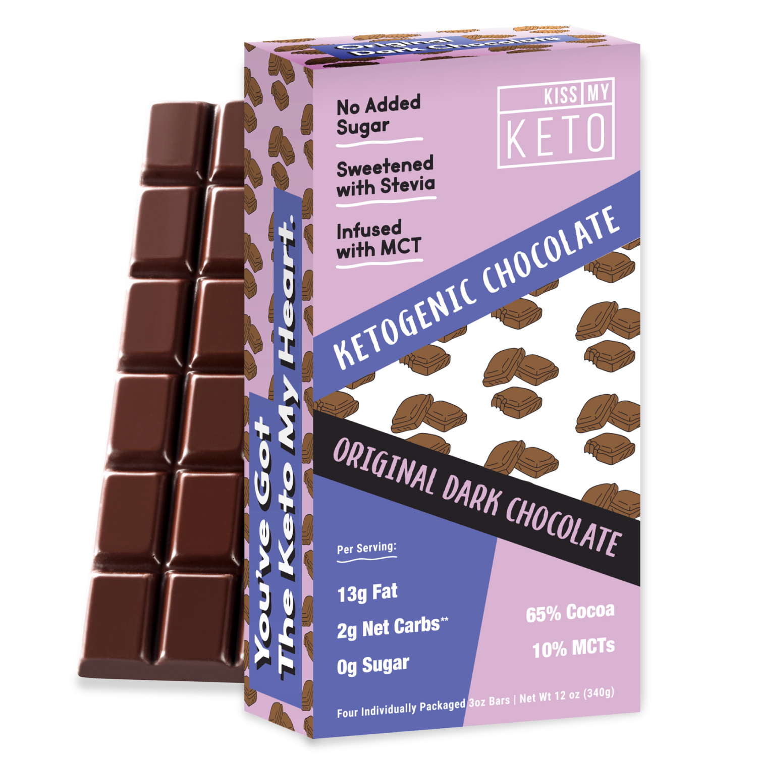 ORIGINAL DARK CHOCOLATE KETOGENIC BARS The Natural Products Brands