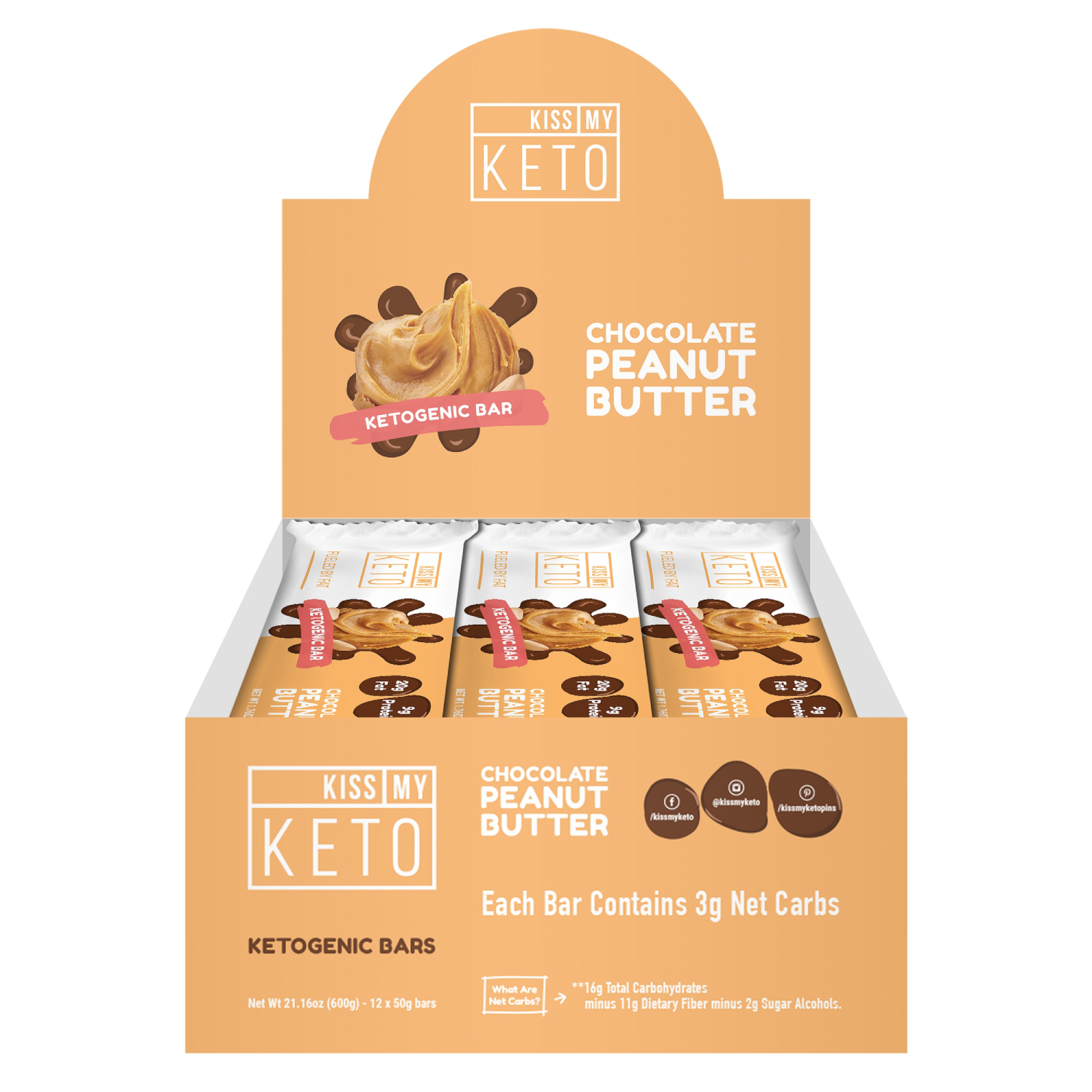 CHOCOLATE PEANUT BUTTER KETOGENIC BAR The Natural Products Brands