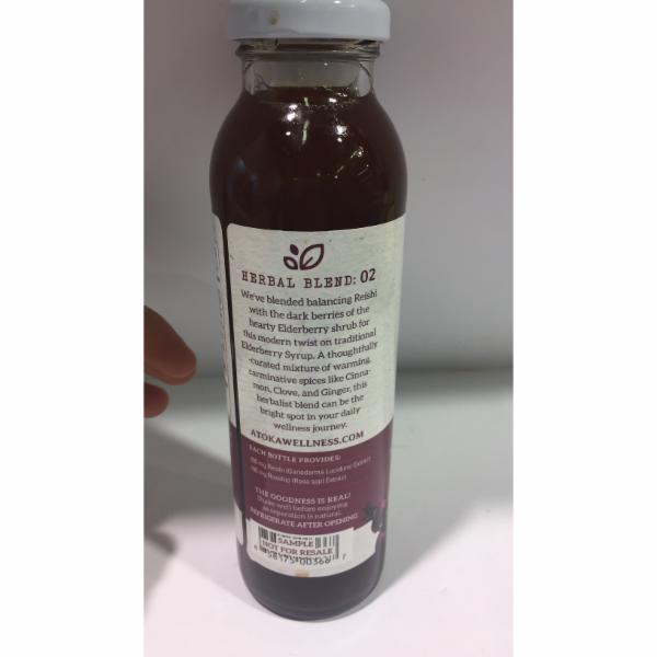 ELDERBERRY REISHI TEA + ADAPTOGENS HERBAL BLEND 02 The Natural