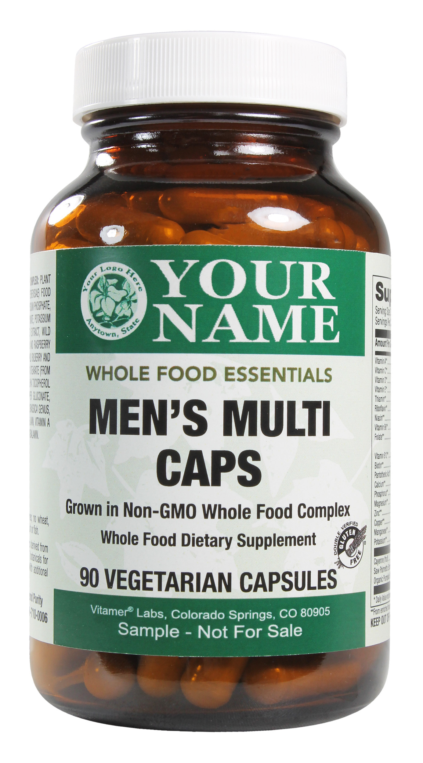 Men's Multi Caps Whole Food Dietary Supplement The Natural Products