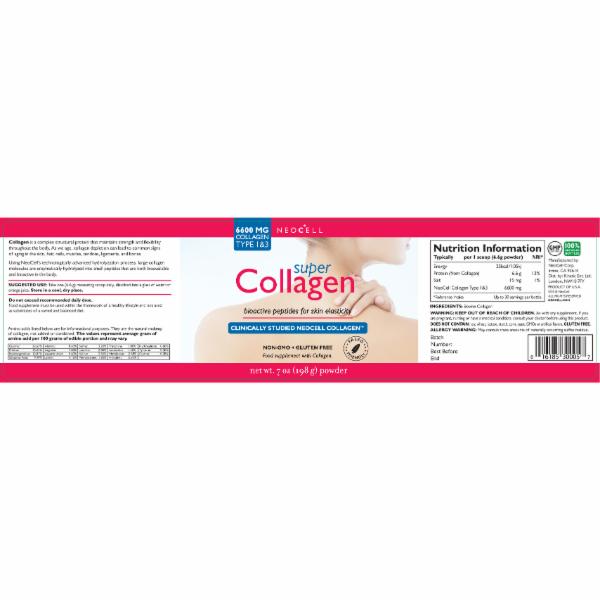 SUPER COLLAGEN BIOACTIVE PEPTIDES FOR SKIN ELASTICITY DIETARY SUPPLEMENT POWDER The Natural