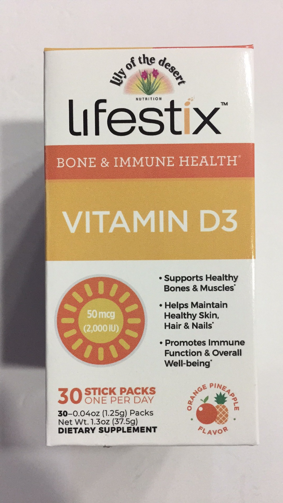 Bone & Immune Health Vitamin D3 Dietary Supplement The Natural