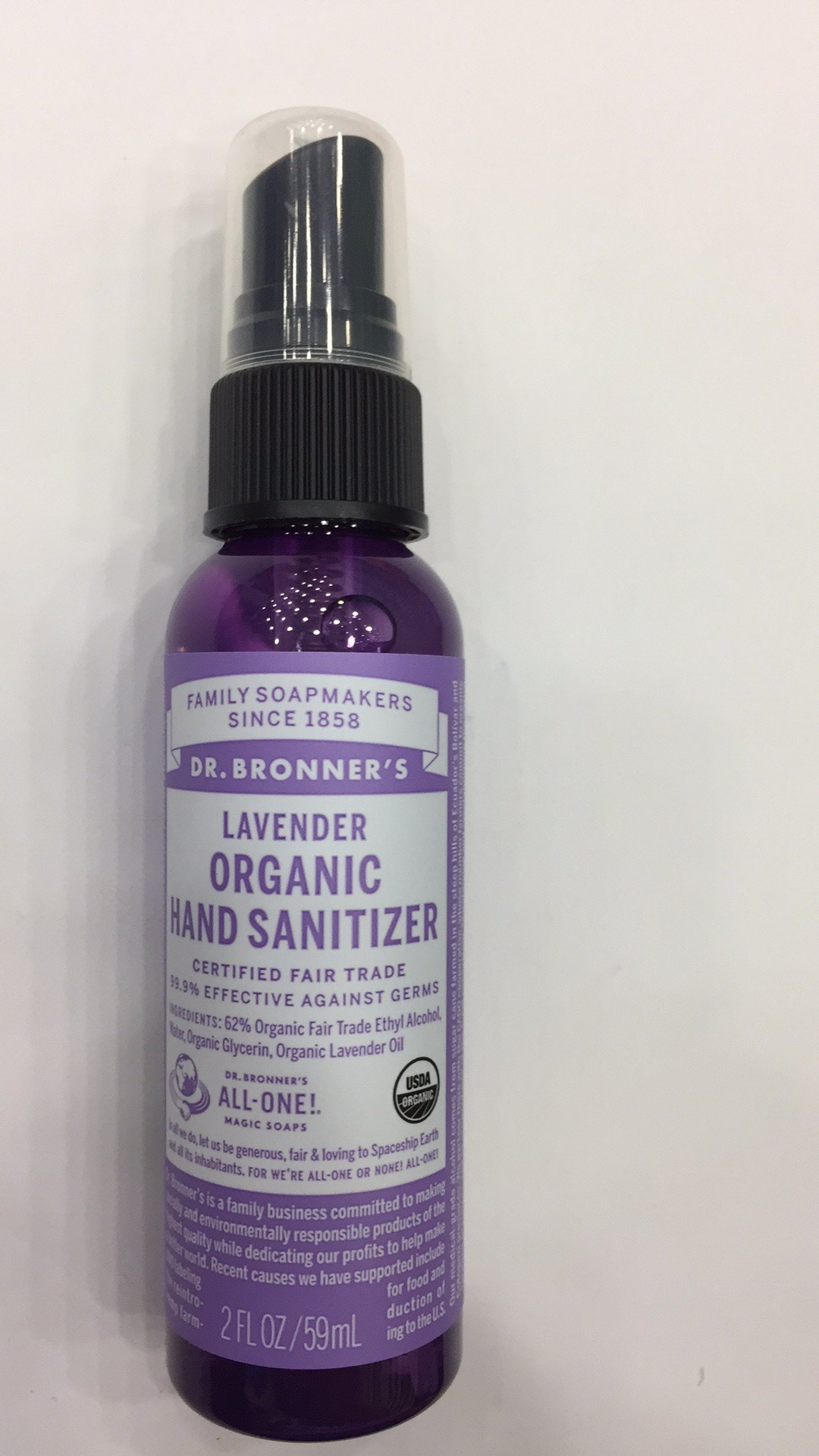 Organic Hand Sanitizer, Lavender The Natural Products Brands Directory