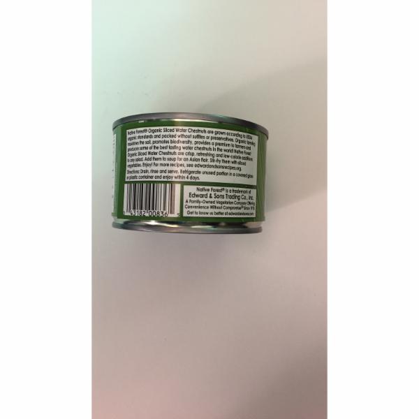 ORGANIC SLICED WATER CHESTNUTS The Natural Products Brands Directory