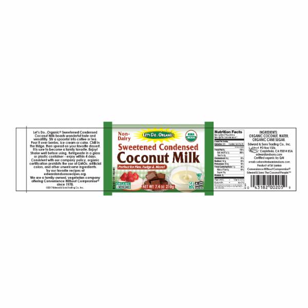 SWEETENED CONDENSED COCONUT MILK The Natural Products Brands Directory
