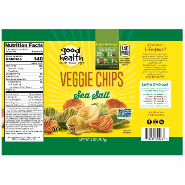 SEA SALT VEGGIE CHIPS The Natural Products Brands Directory
