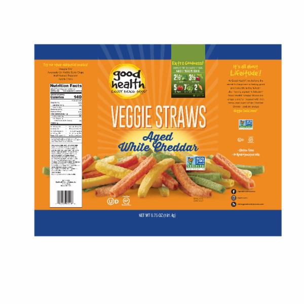 AGED WHITE CHEDDAR VEGGIE STRAWS The Natural Products Brands Directory