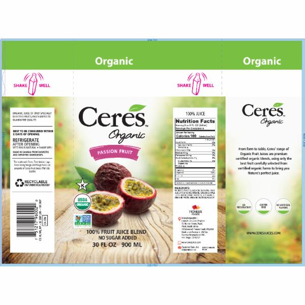 100 PASSION FRUIT FRUIT JUICE BLEND The Natural Products Brands