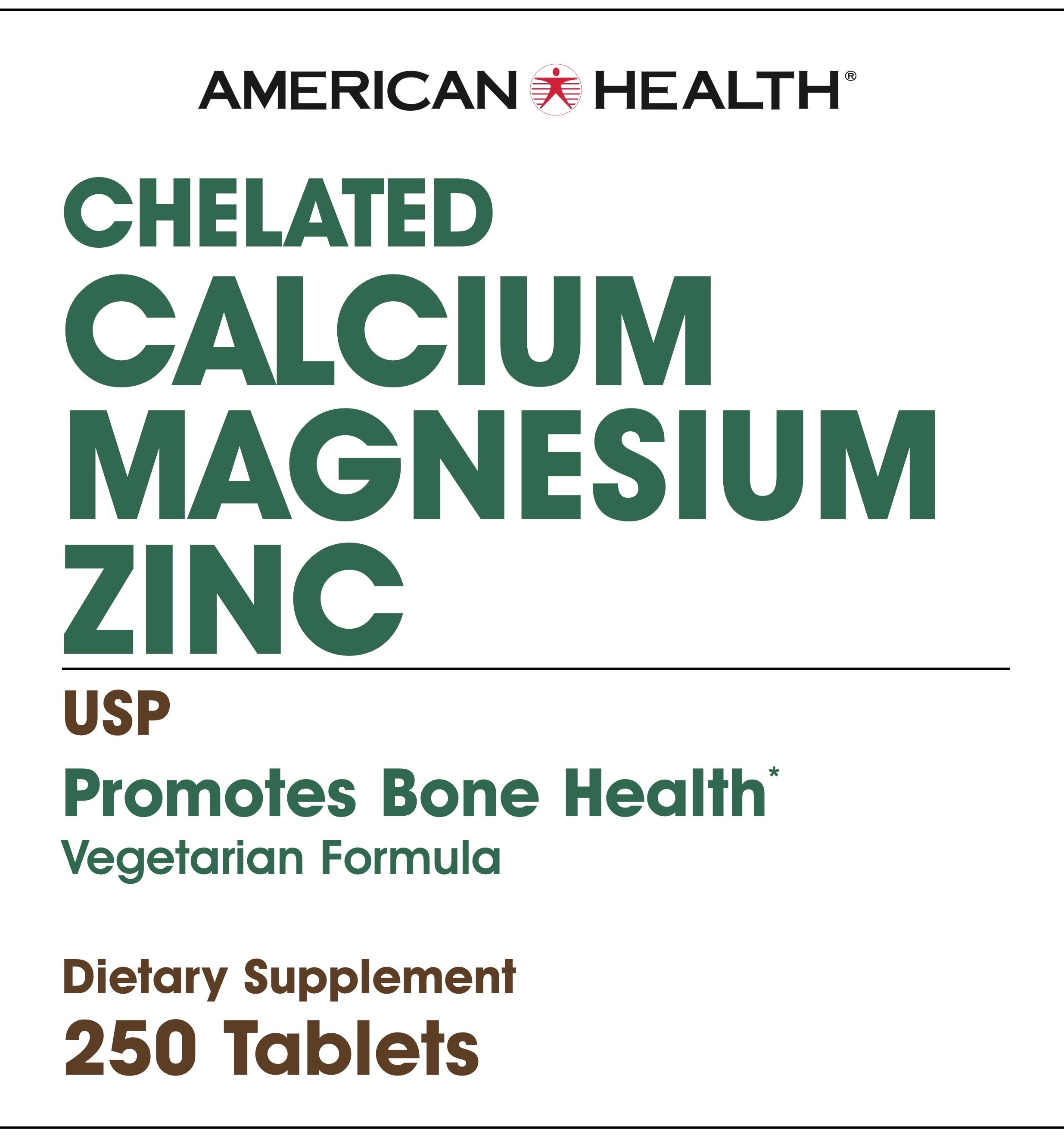 Chelated Calcium Magnesium Zinc Usp Dietary Supplement The Natural