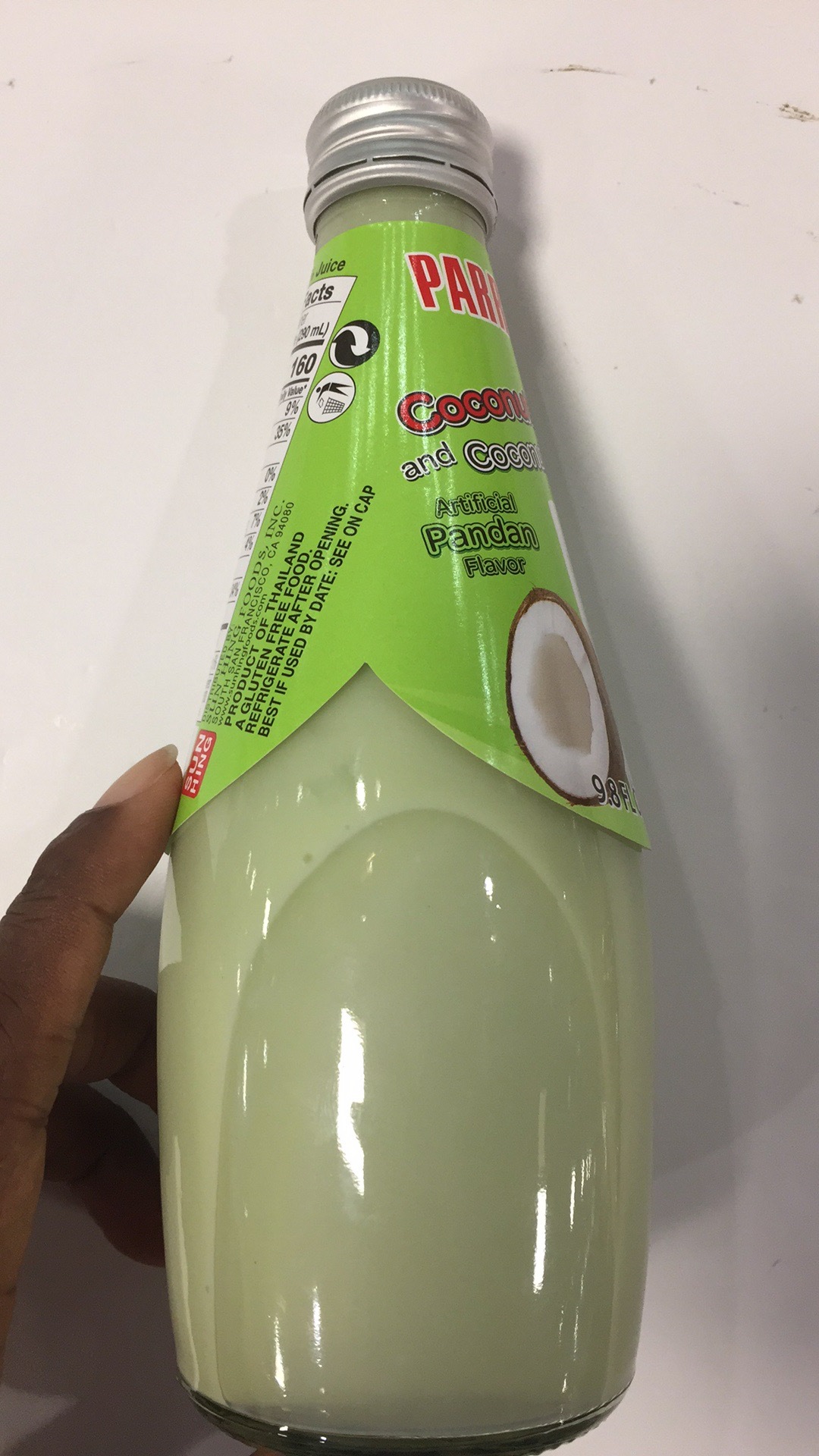 Coconut Milk And Coconut Pulp Drink