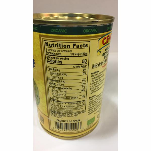 ORGANIC QUARTERED ARTICHOKE HEARTS The Natural Products Brands Directory