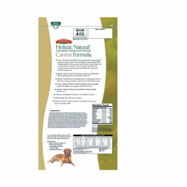 bench & field holistic natural canine formula
