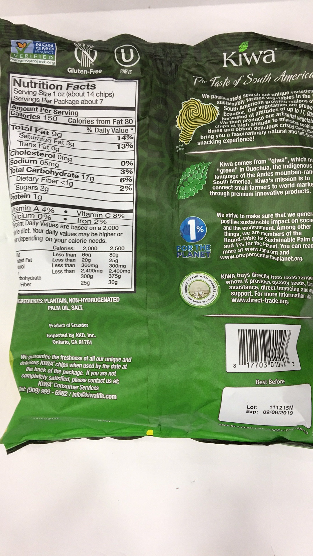 Golden Plantain Chips The Natural Products Brands Directory