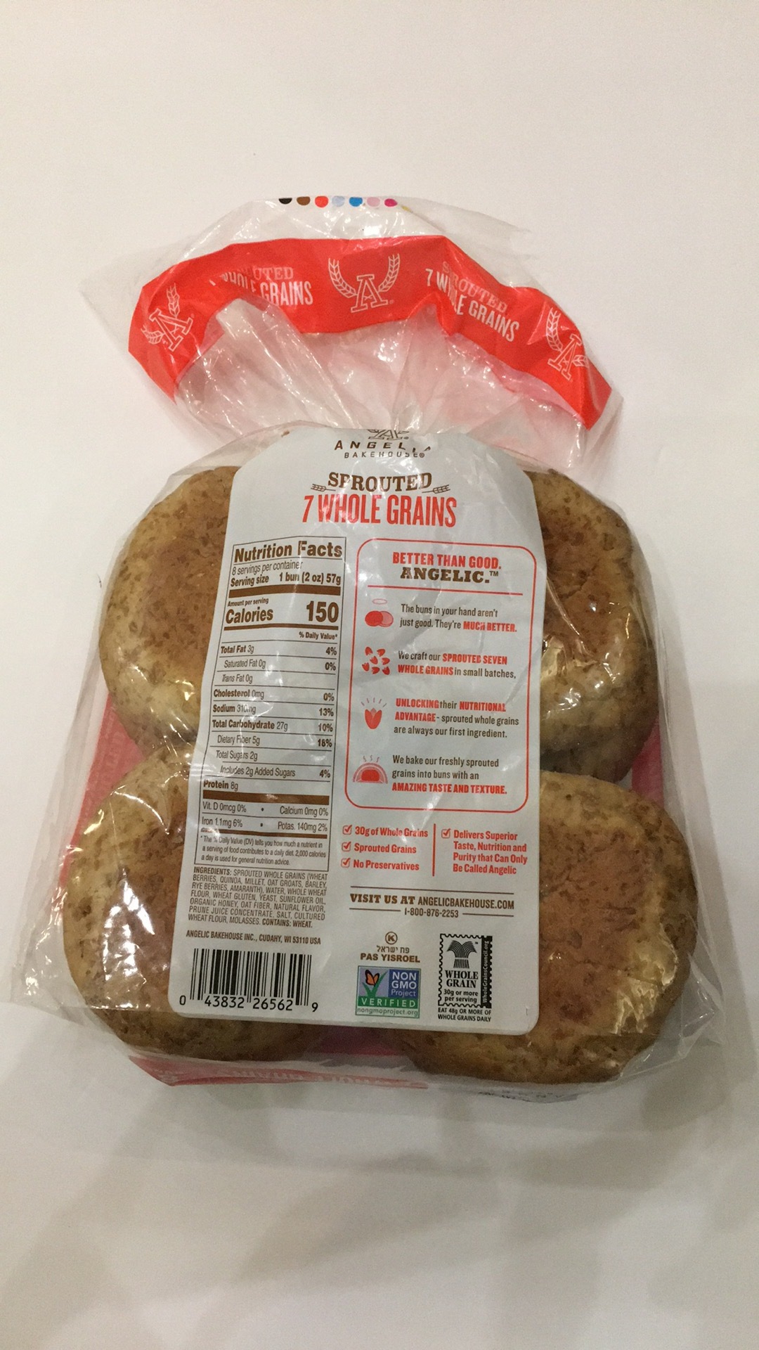 Sprouted 7 Whole Grains Hamburger Buns The Natural Products Brands