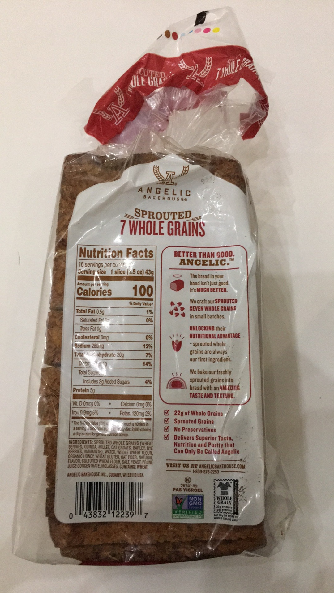 Sprouted 7 Whole Grains Bread The Natural Products Brands Directory