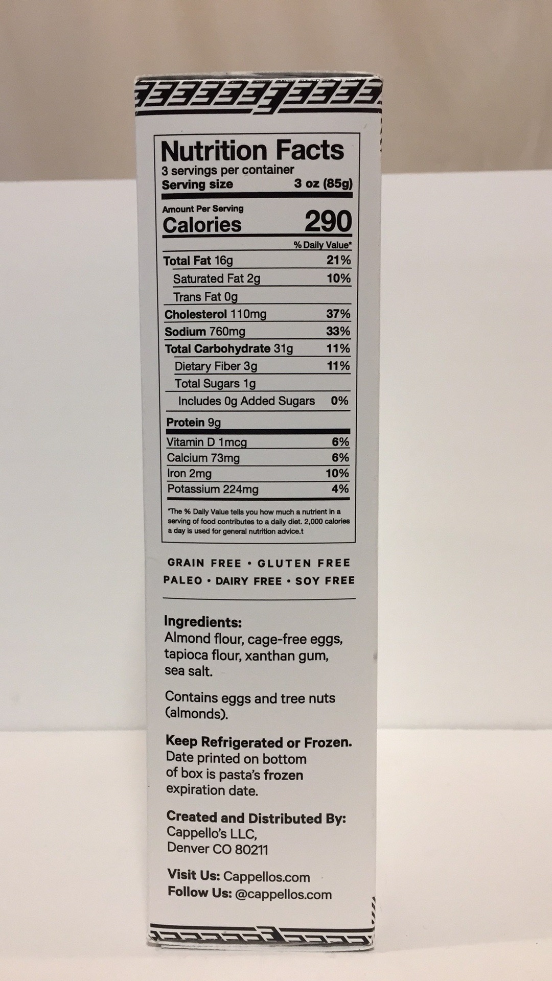 Lasagna Sheets Almond Flour Pasta The Natural Products Brands Directory