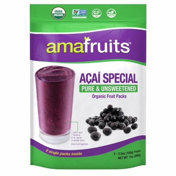 ACAI SPECIAL PURE & UNSWEETENED ORGANIC FRUIT PACKS The Natural Products Brands Directory