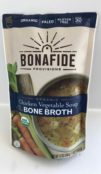 Organic Chicken Vegetable Soup With Chicken Bone Broth The Natural Products Brands Directory
