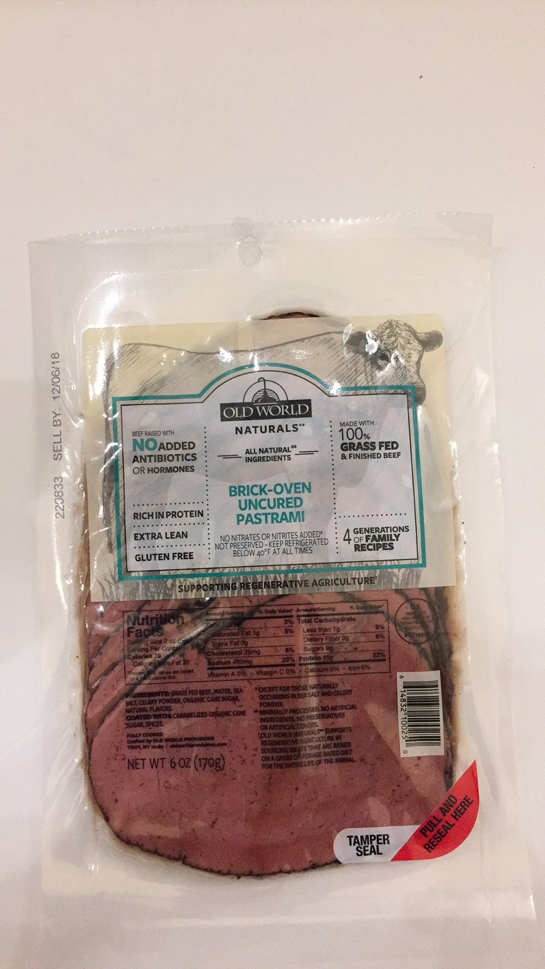Brickoven Uncured Pastrami The Natural Products Brands Directory
