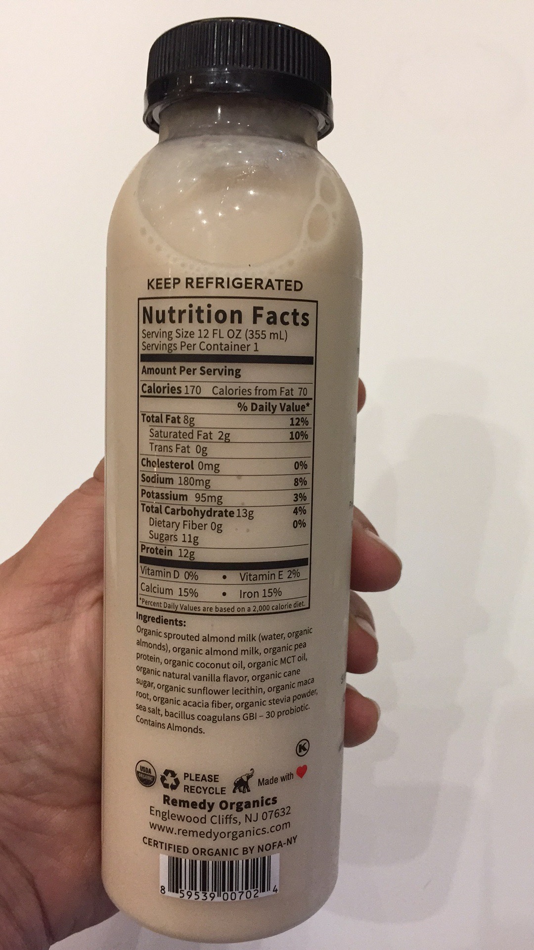 Almond Milk Mct Oil Maca Probiotic The Natural Products Brands Directory