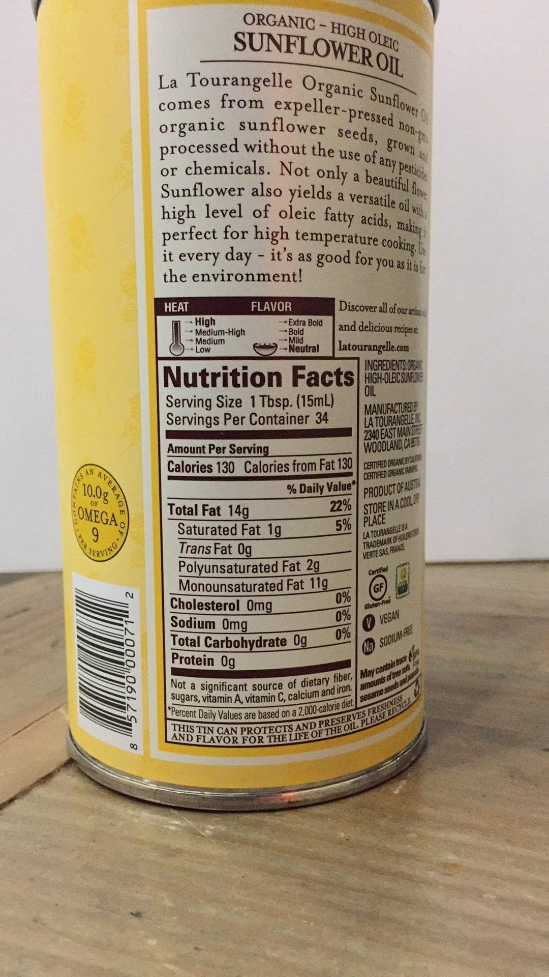 Organic High Oleic Sunflower Oil The Natural Products Brands Directory