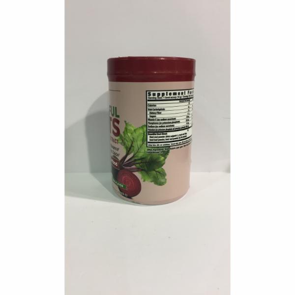 BOUNTIFUL BEETS WHOLEFOOD BEET EXTRACT DIETARY SUPPLEMENT The Natural