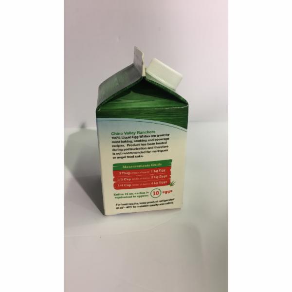 PASTEURIZED ORGANIC 100 LIQUID EGG WHITES The Natural Products