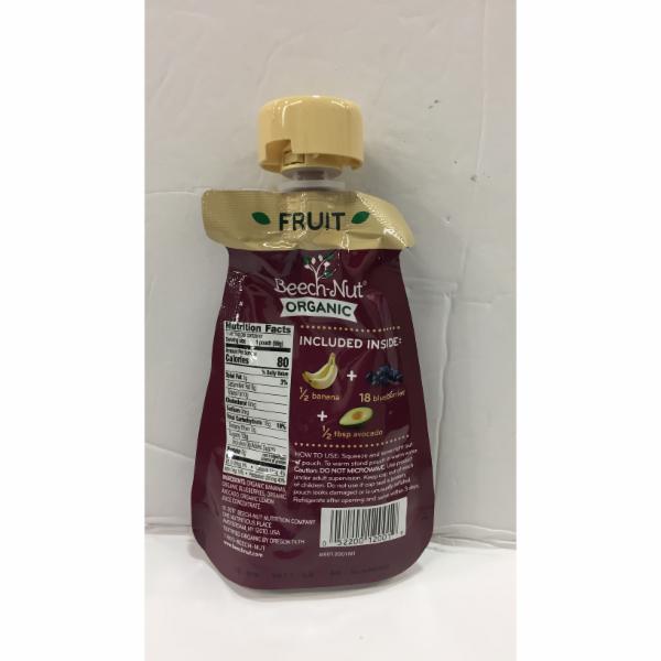 beechnut banana blueberry avocado