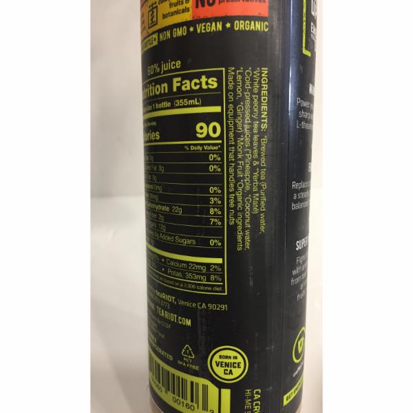 LEMON YERBA MATE ENERGIZING TEA & JUICE BLEND The Natural Products