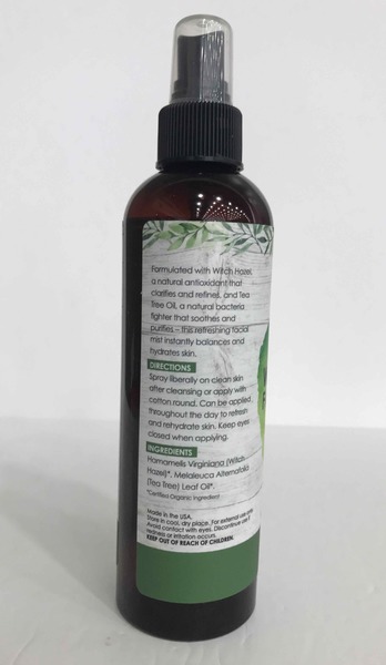 sky organics witch hazel facial toner