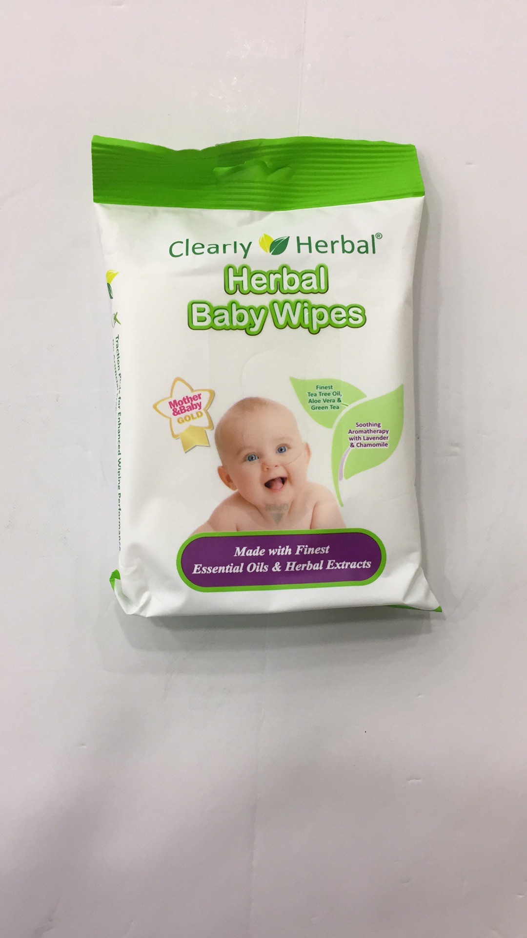 clearly herbal baby wipes