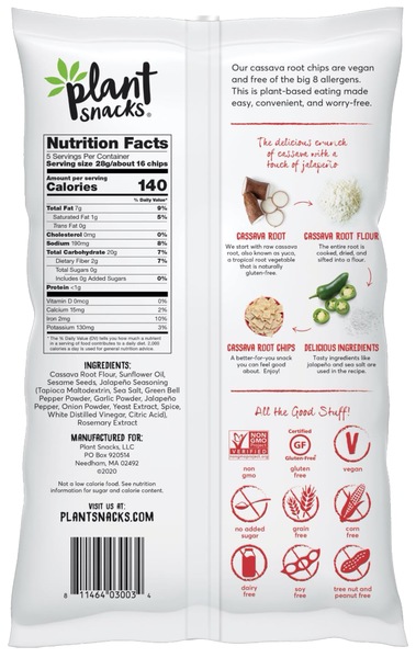 grain free cassava chips