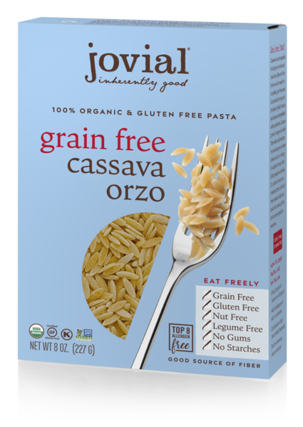 Grain Free 100 Organic Gluten Free Pasta Cassava Orzo The Natural Products Brands Directory