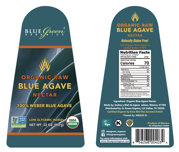 BLUE AGAVE 100 WEBER ORGANIC RAW NECTAR The Natural Products Brands