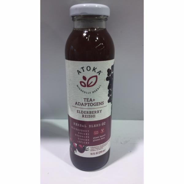 ELDERBERRY REISHI TEA + ADAPTOGENS HERBAL BLEND 02 The Natural