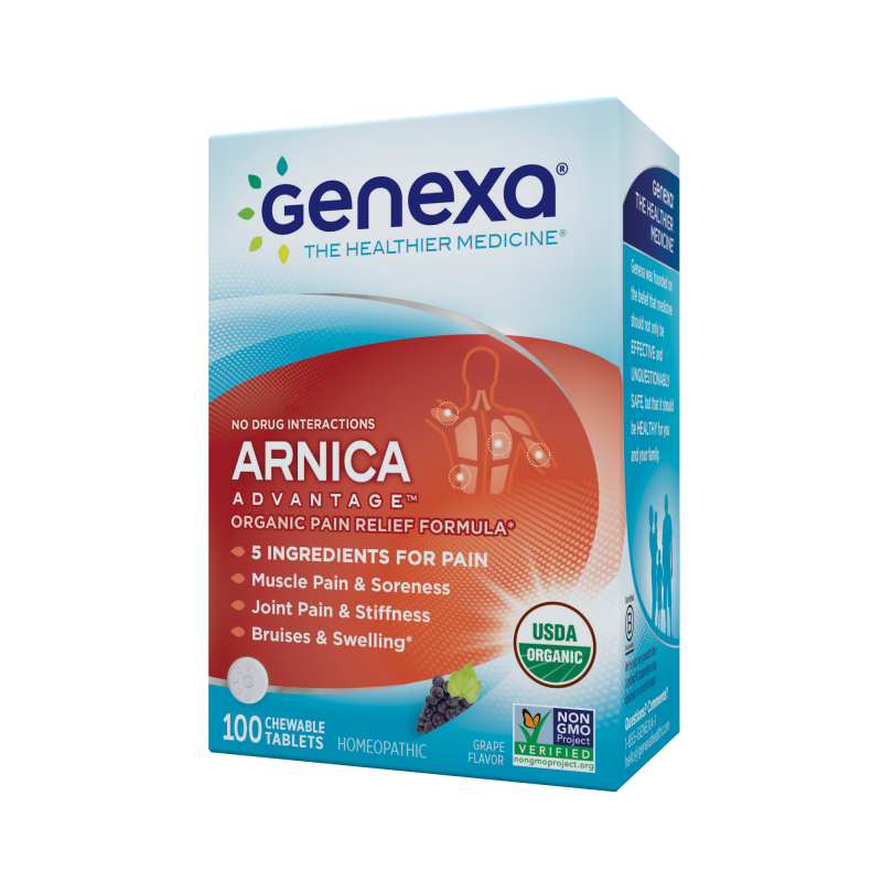 HOMEOPATHIC ORGANIC PAIN RELIEF FORMULA CHEWABLE TABLETS, GRAPE FLAVOR The Natural Products