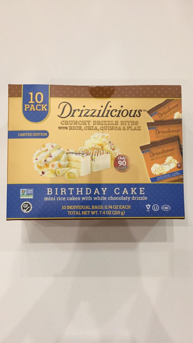 Mini Rice Cakes With White Chocolaty Drizzle The Natural Products