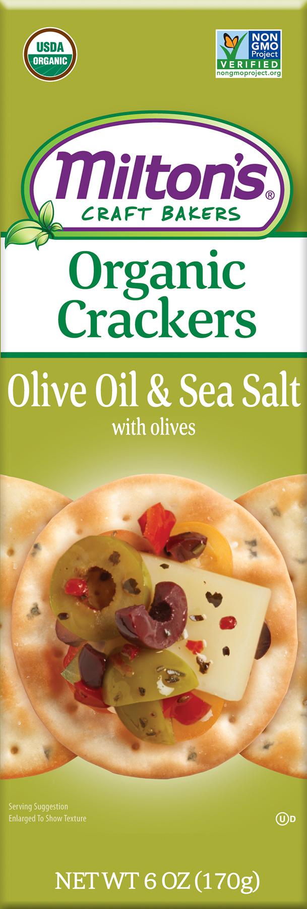 ORGANIC OLIVE OIL & SEA SALT CRACKERS The Natural Products Brands