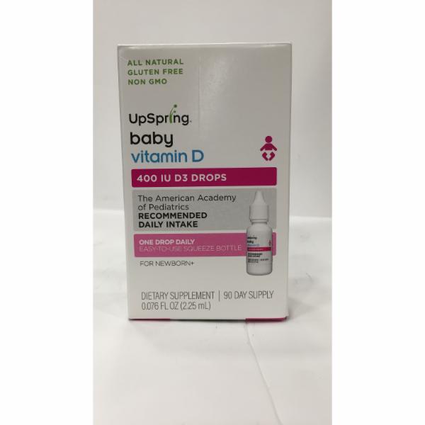 Baby Vitamin D 400 Iu D3 Drops Day Supply Dietary Supplement The Natural Products Brands Directory