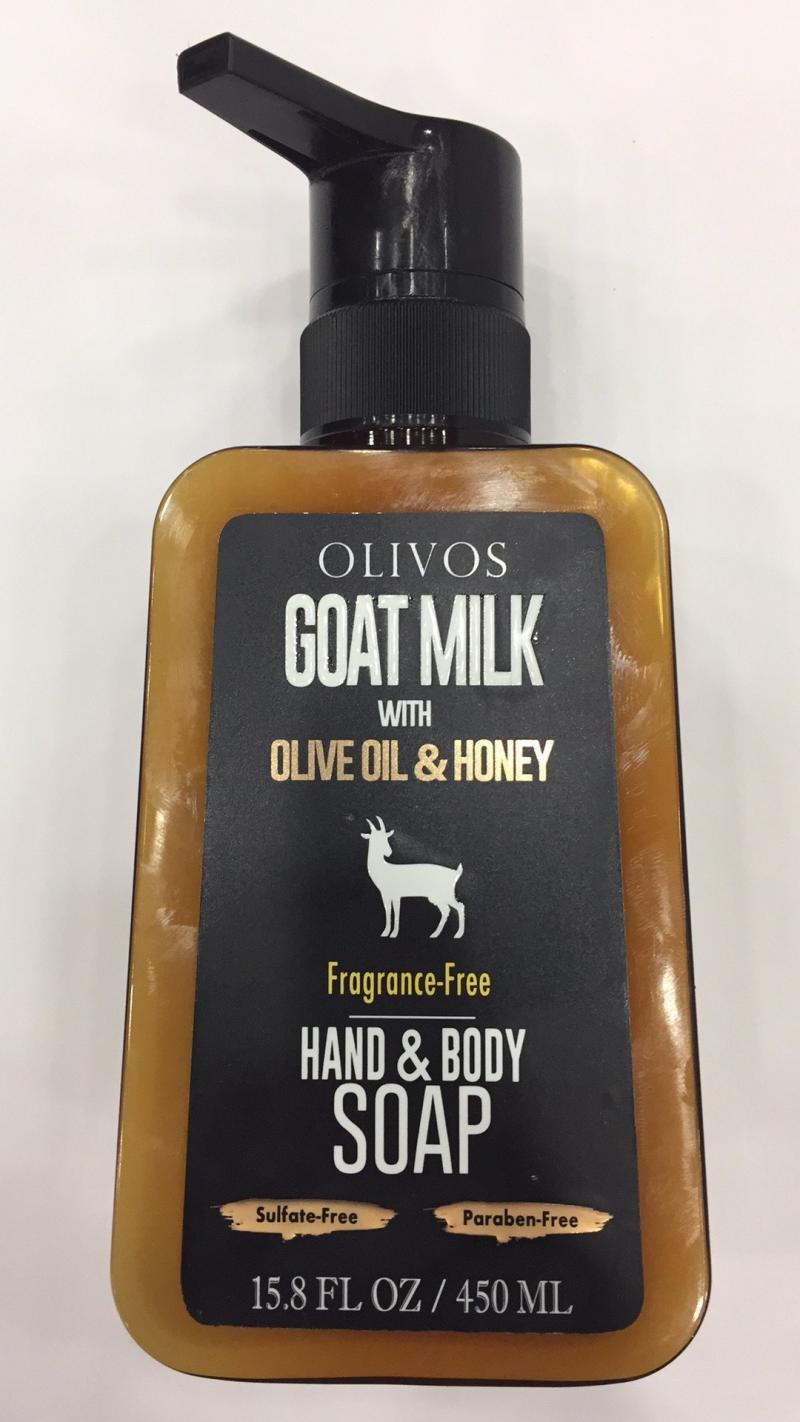 Goat Milk With Olive Oil & Honey Hand & Body Soap The Natural