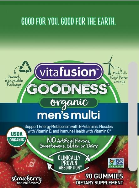 Organic Men S Multi Support Energy Metabolism With B Vitamins Muscles With Vitamin D And Immune Health With Vitamin C Dietary Supplement Gummies Strawberry The Natural Products Brands Directory