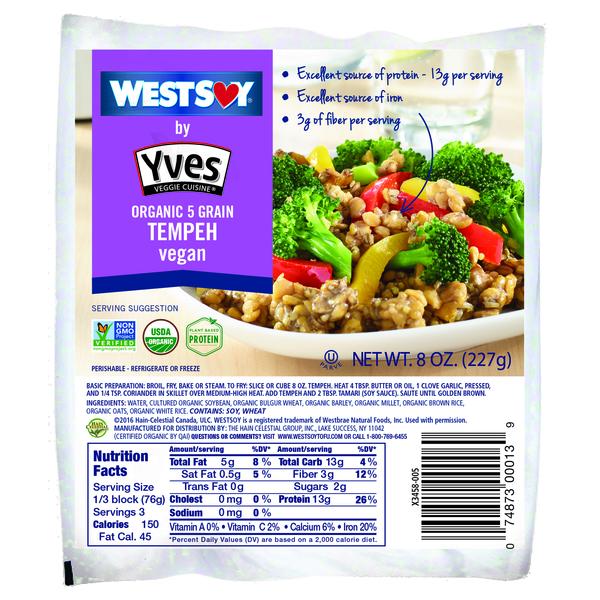 Organic 5 Grain Tempeh The Natural Products Brands Directory 495 shoppers have favorited this product. organic 5 grain tempeh the natural