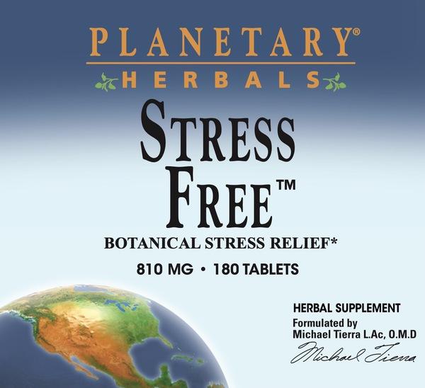 STRESS FREE 810 MG BOTANICAL STRESS RELIEF HERBAL SUPPLEMENT TABLETS