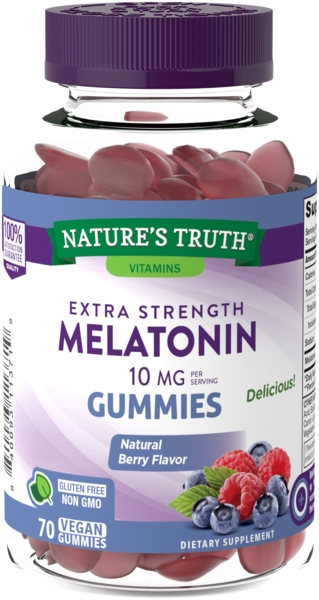 EXTRA STRENGTH MELATONIN 10 MG DIETARY SUPPLEMENT GUMMIES ...