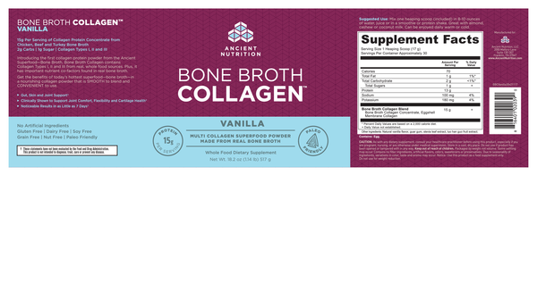 Vanilla Bone Broth Collagen Whole Food Dietary Supplement The Natural Products Brands Directory