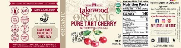 Organic Pure Tart Cherry Juice The Natural Products Brands Directory