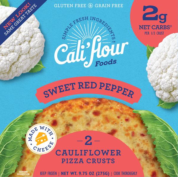 Sweet Red Pepper Cauliflower Pizza Crusts The Natural Products Brands Directory